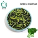 Dried green cabbage for food cooking